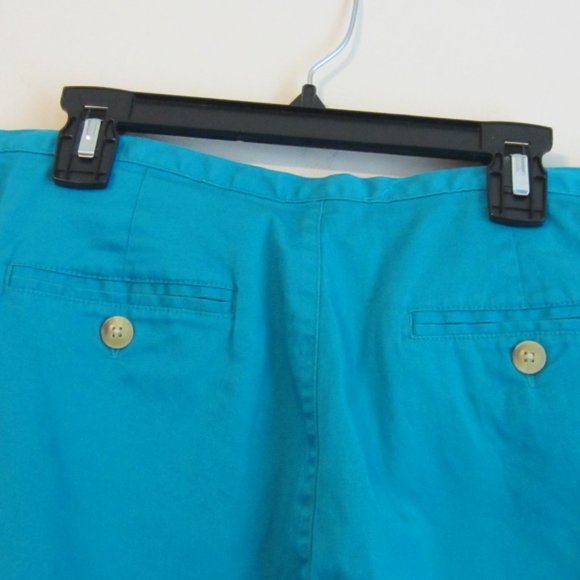 Kim Rogers - Dress Capris - size 14 -  Blue Green - Picture 2 of 3